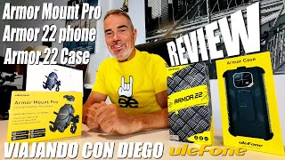 ULEFONE ARMOR 22  MOUNT PRO  CASE  Review  Viajando con Diego