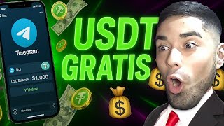 This Telegram bot pays me free USDT every day.