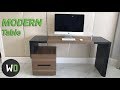 How to make a modern Desk | Как сделать Компьютерный стол