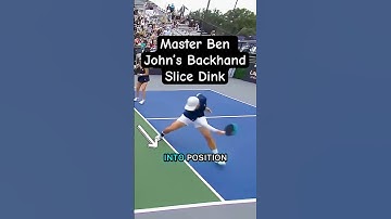 The Secret to Mastering Ben Johns’ Backhand Slice Dink #pickleball