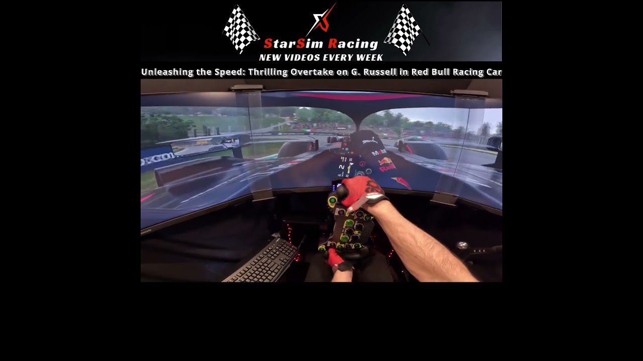 Thrilling Overtake on G. Russell in Red Bull Racing Car | Emilia Romagna Grand Prix Formula 1 Action