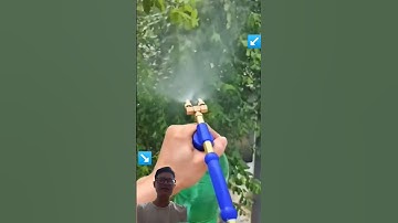 vòi xịt tưới cây hai đầu tự động gắn chai nước