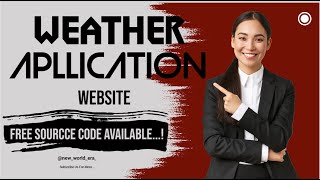 Build a Weather Application Website: Free Source Code Included | Link in the Description | by #nwe screenshot 3