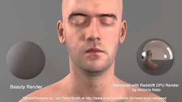 Redshift Sub-surface Scattering Skin Shader by Antonio Neto