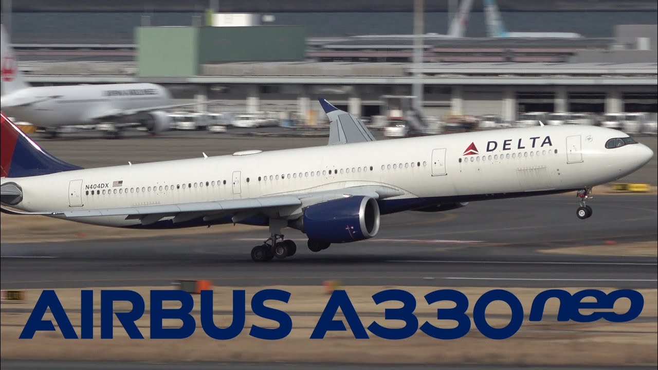 Delta Air Lines Airbus A330neo N404DX Landing at HND 16R