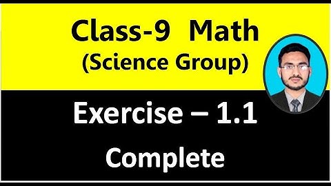 Class 9 Math(Science Group) Exercise 1.1 || Basic definitions of  Matrix