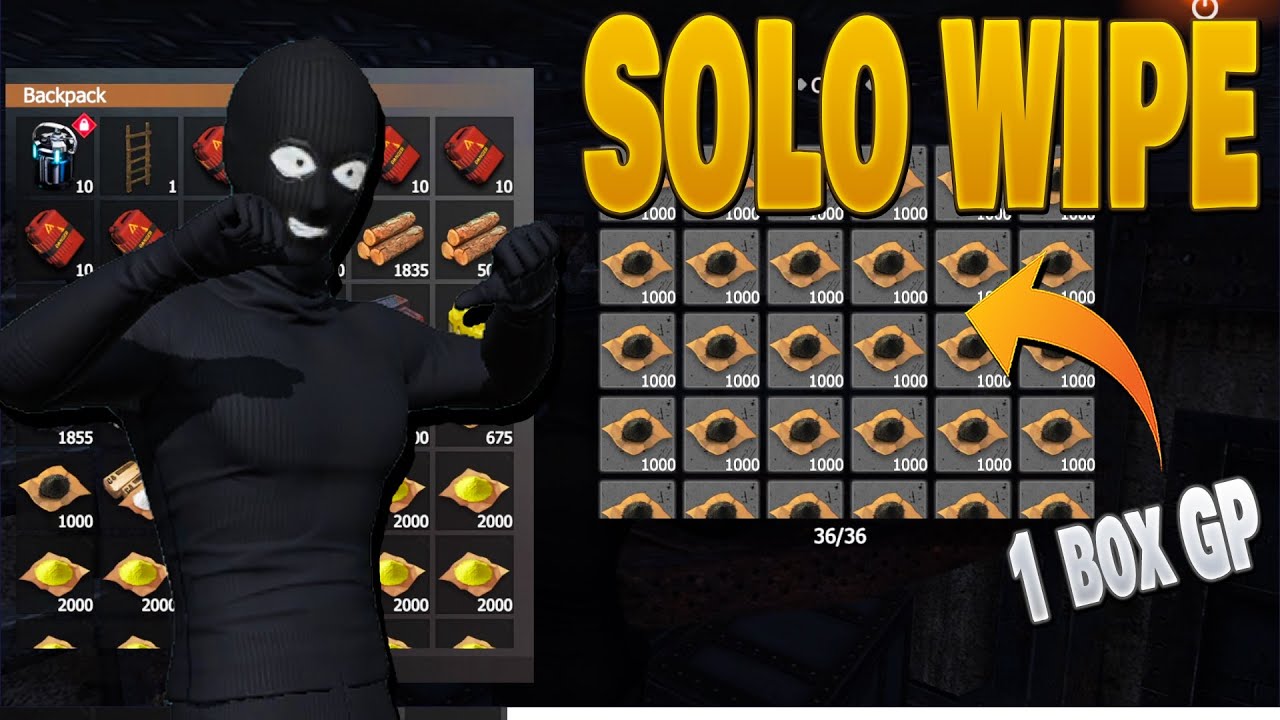 I SOLO WIPE THE SERVER AND GOT BOXES OF GP AND SULFUR PROFIT RAIDS LAST ISLAND OF SURVIVAL