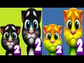 Rainbow vs Black amp White Fur My Talking Tom 2 Gameplay Rainbow vs Black amp White Fur My Talking Tom 2 Gameplay