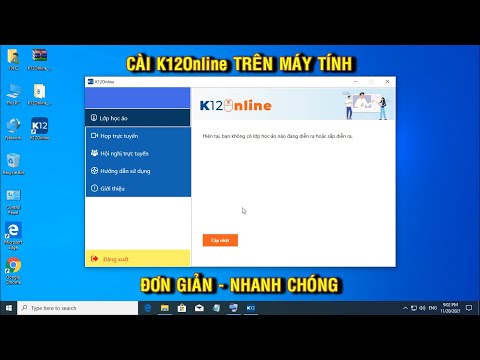 Hướng dẫn cài K12Online trên máy tính Windows 10