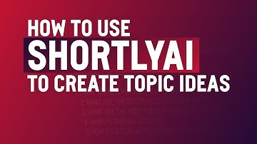 Find New Topic Ideas Fast Using AI