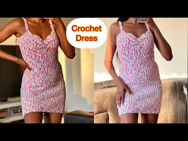 crochet mini wrap dress Beach Days Crochet Mini Dress
