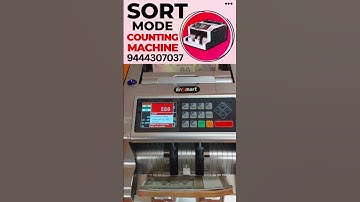 Sort Mode Function Use Cash Counting Machine #eromart #sorts #note