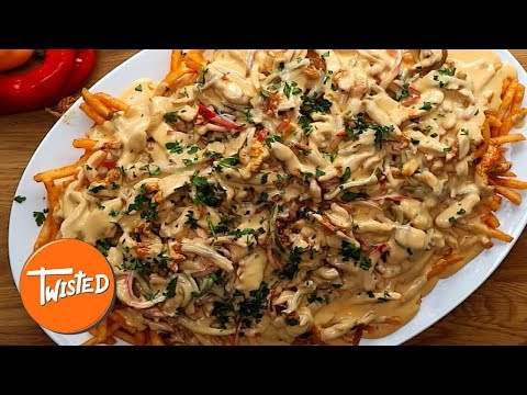 How To Make Chicken Fajita Loaded Fries  Best Loaded Fries Recipe  Twisted