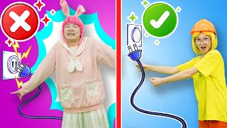 Be Careful With Electricity Song 😥⚡ - Nursery Rhymes & Kids Songs | Hahatoons Songs