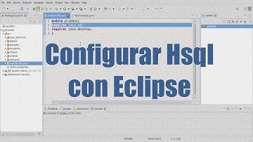 Configurar Hsqldb con eclipse