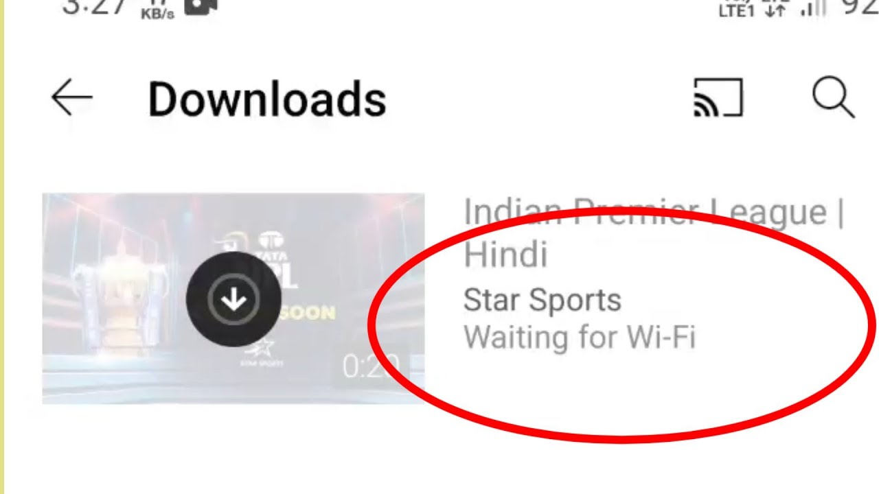 Fix Waiting For WiFi Download Youtube waiting for wifi youtube video