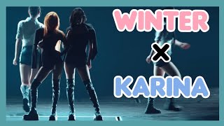 Winter U0026 Karina aespa serenade Dance Mirrored