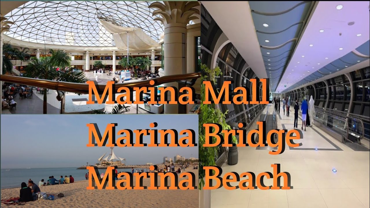 Marina mall| Marina Bridge| Marina Beach|Salmiya Kuwait |🇰🇼💞