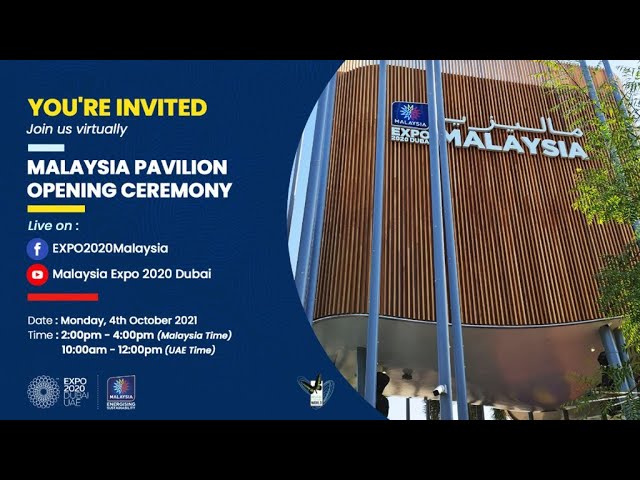 Malaysia At Expo 2020 Opening Ceremony Youtube
