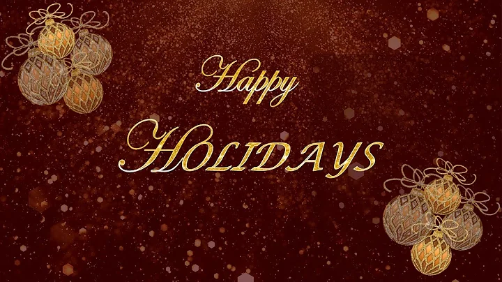 Happy Holidays - Elvin Jenkins, Director, Electron...