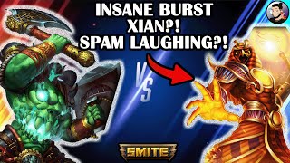 HUGE BURST XING TIAN vs LAUGHING RA PLAYER