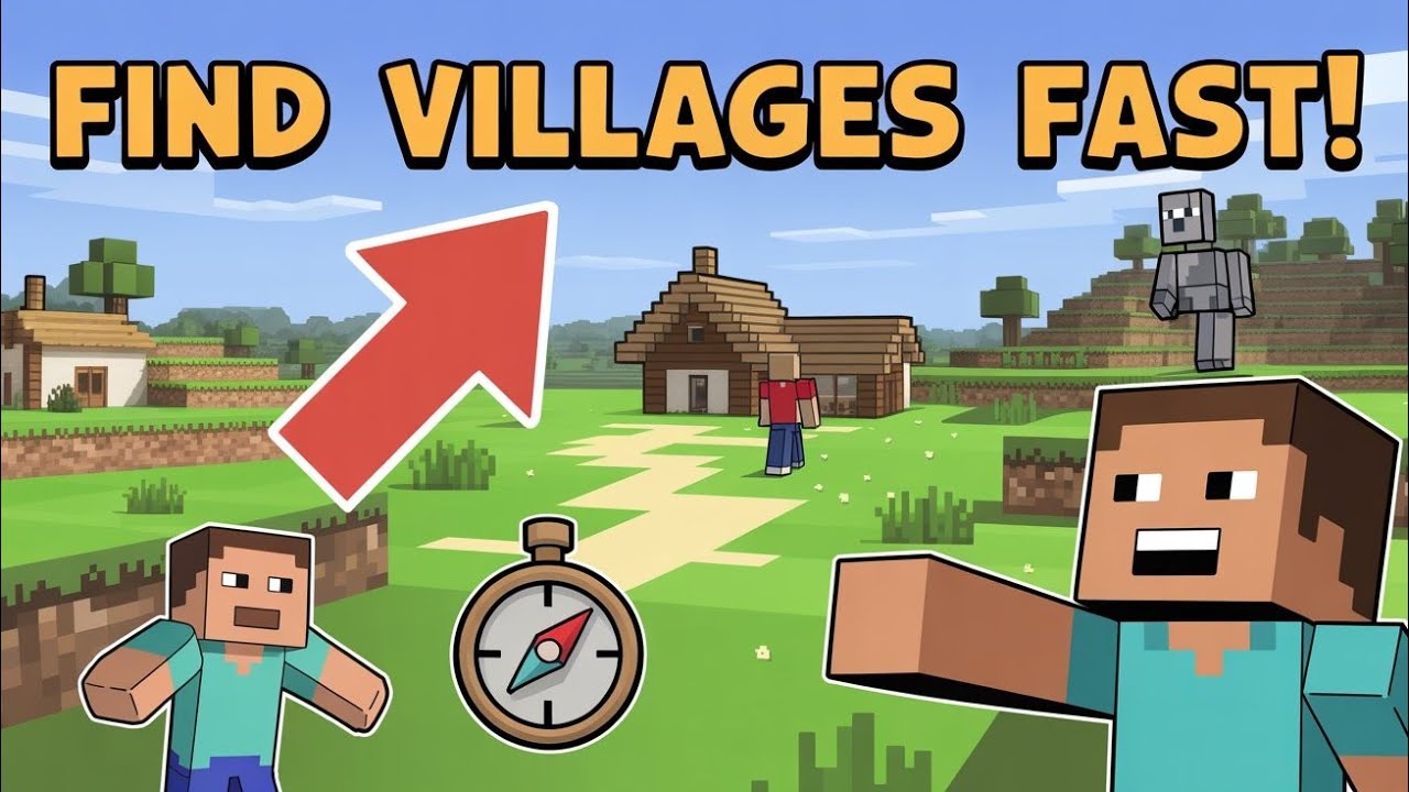 Kyada How to find a village | How to locate a village in Minecraft pe/bedrock ...