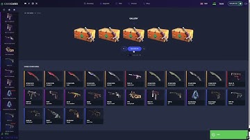 opening gallery cases (csgo:cases.com) Kukri unboxing
