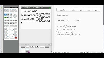 Utilisation Ti 83 premium - probabilités au bac