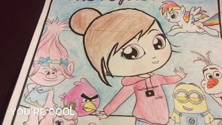 Speed Coloring and Drawing for TheToyReviewer