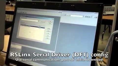 Configuring a new Project in RSLogix5000 via RSLinx Serial driver