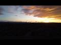 Calgary Rocky mountains dusk drone video