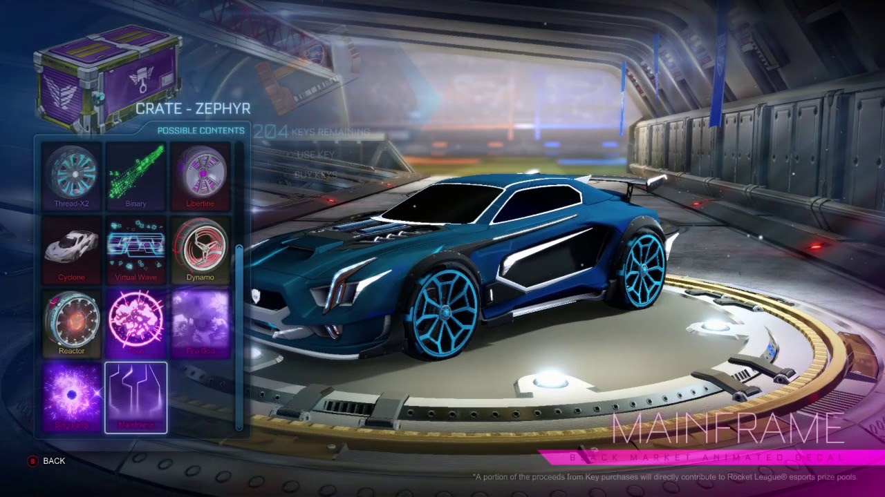 60+ Zephyr Crate Opening!! (Rocket League)