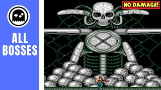 Super C (NES) - All Bosses - (No Damage)