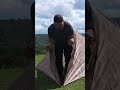 Bushcraft Awning 3x3. Option 3 #shorts