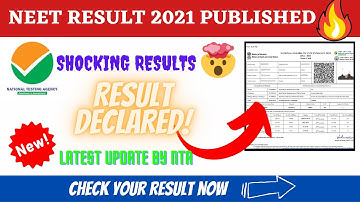 NEET 2021 Result Declared | Check Your Authorized Email | How to Check NEET 2021 Result |NEET Result