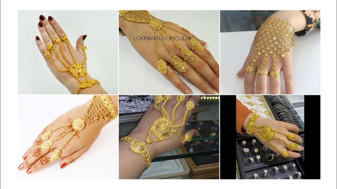 Marvellous & Stunning Dubai Gold Bracelet /Ring Bracelet Design - YouTube