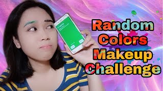 Random Colors Makeup Challenge