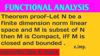 Celebrity FUNCTIONAL Analysis mathematics Theorem proof-Let N be a f.d.n.linear space  & is subset of N ... Net Worth