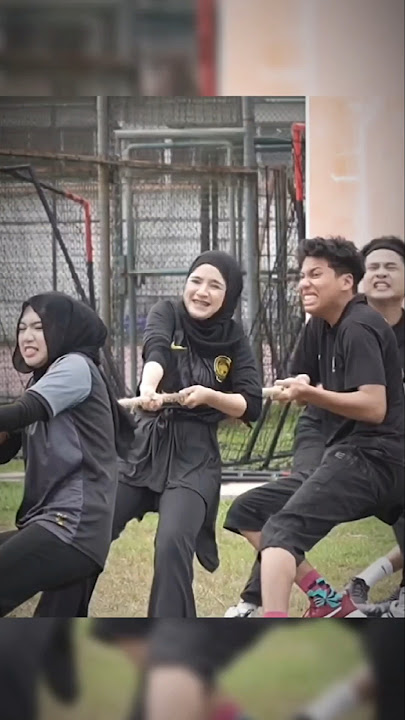 mcm harzan ja paling power lawan tarik tali 🤓😬😜 #aiteam