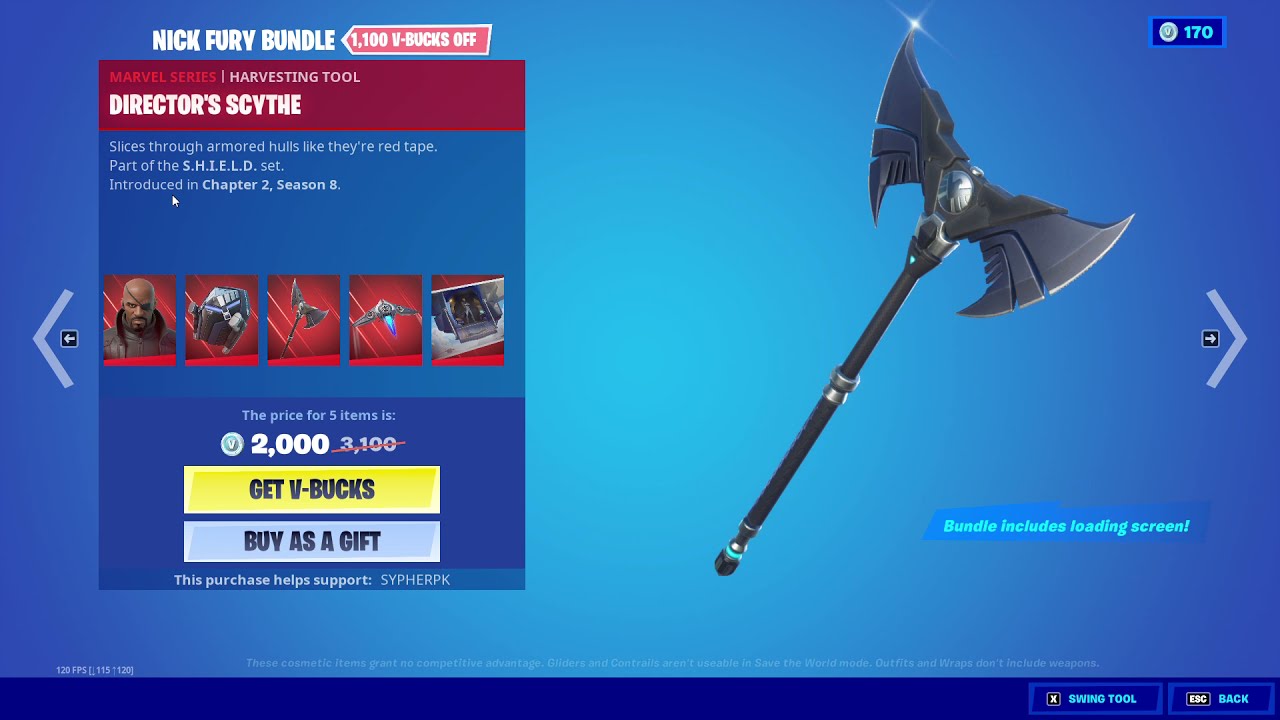 Fortnite New!!! Nick Fury Skin + More