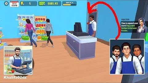 Supermarket Store 3D Simulator - Gameplay Walkthrough (Android) Part 3 - Get Employed