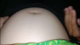 Bayi hamil 7 bulan menendang