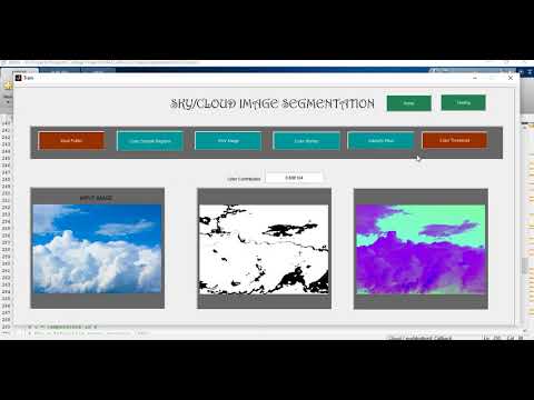 #2 Color Based Segmentation Of Cloud Images - MATLAB