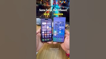 IPhone IOS 26 VS OPPO ColorOS 16#iphone#ios #oppo #coloros #smartphone