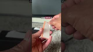 Adhesive power strip holder