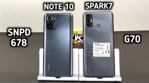 Xiaomi Redmi Note 10 VS Tecno Spark 7 | Comparison & Speed Test | Camera Test | Which is Better |
