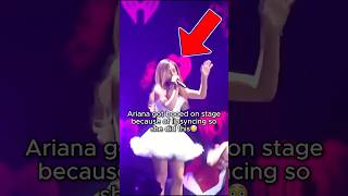 Ariana Grande got EXPOSED for lipsyncing so she have to do this #shorts #wicked #arianagrande