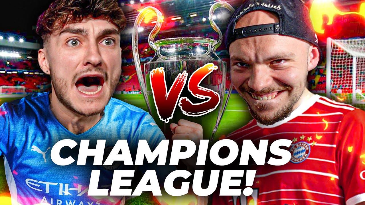 FC BAYERN vs MANCHESTER CITY CHAMPIONS LEAGUE FIFA CHALLENGE!