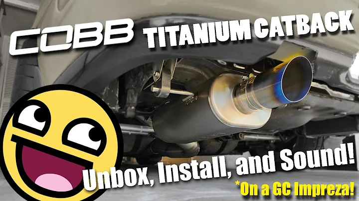 Cobb Titanium Catback (02-07 WRX) Unboxing, Install, Sound clips on a 1993 WRX swapped Impreza!