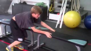 Burdenko Athlete Training - mule kick-outs